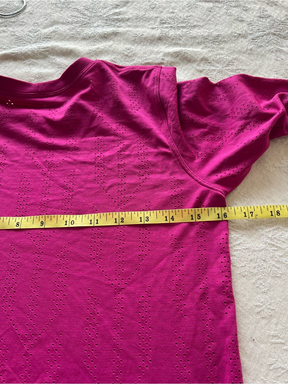 Lululemon Swiftly Breathe Long Sleeve *Fetching Lines Ripened Raspberry - Picture 9 of 10